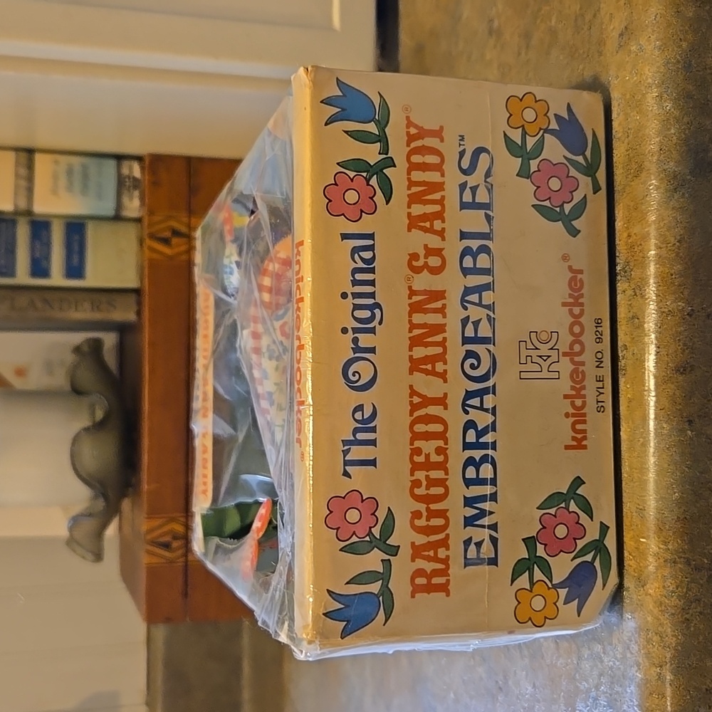 NIB Vintage 1970sRaggedy Ann & Andy Embraceables Dolls - Picture 3 of 5